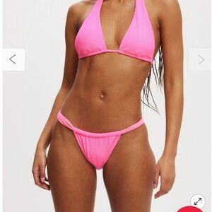 CottonOn Body Pink Bikini Bottoms